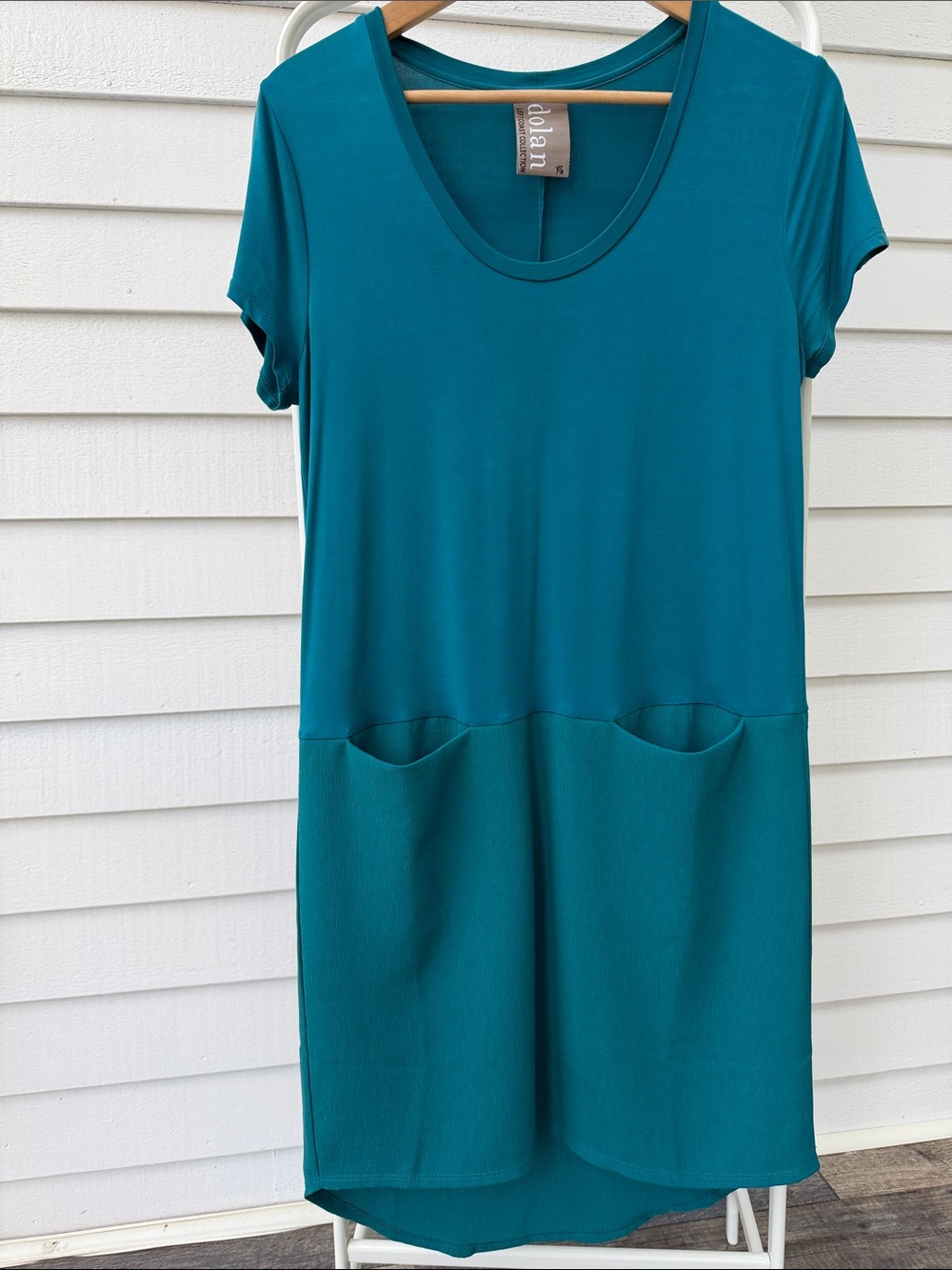 Anthropologie Dolan cupro dress. Size XS